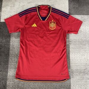 Spain 2022 World Cup‎ Home Soccer Jersey Size Men's Size Medium Red